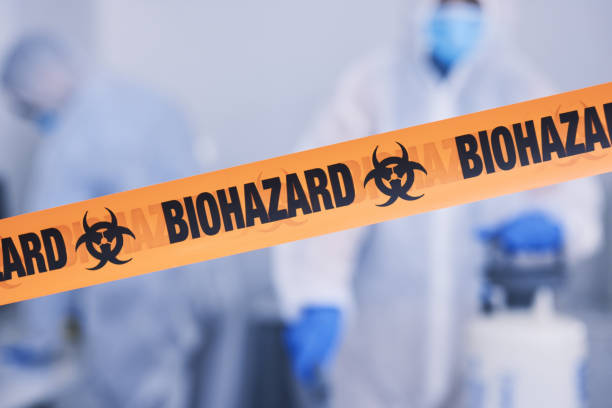 Professional Biohazard technician working in Dennis, MA